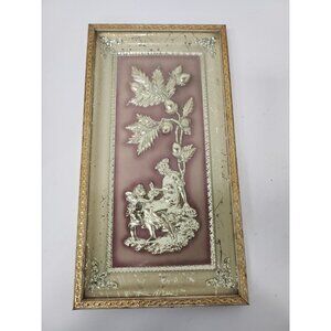 Vintage Four Seasons By Metalcraft Autumn 3D Victorian Framed Wall Art Decor